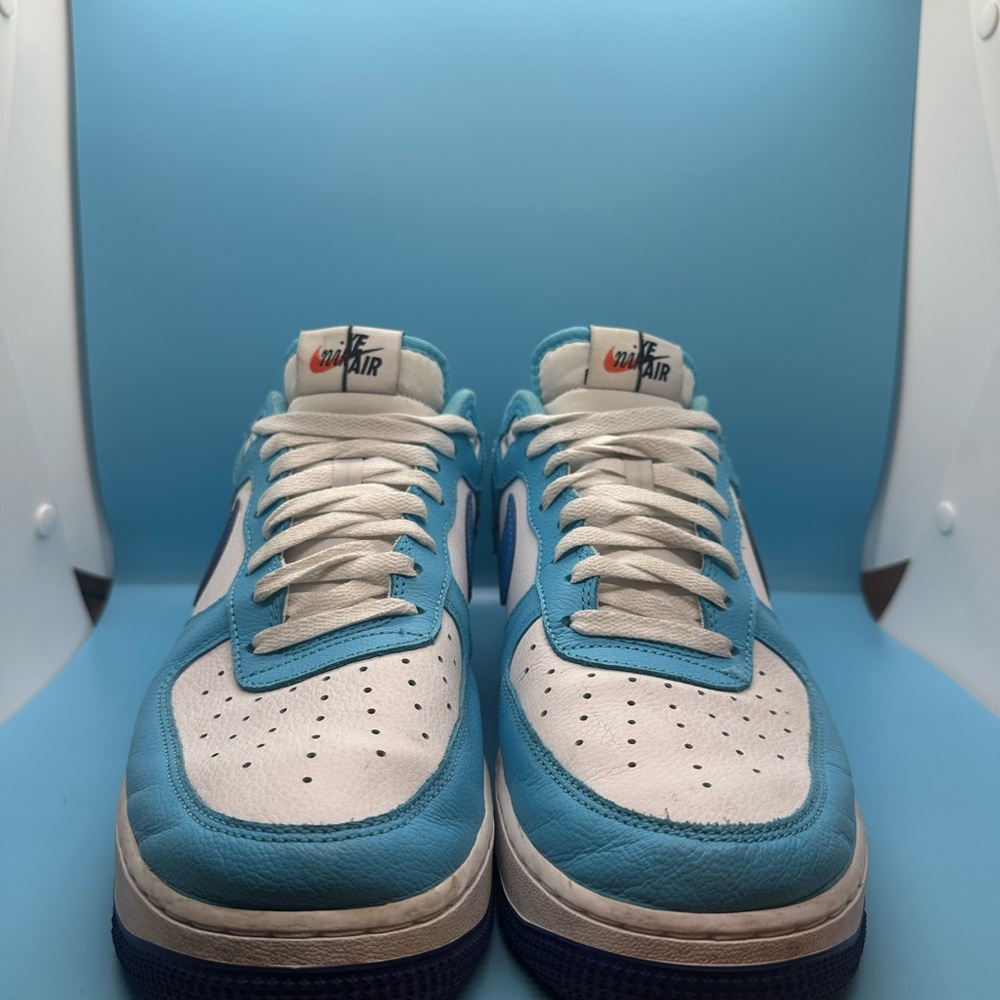 Nike Air Force 1 Low ‘07 LV8 Split light photo Blue Deep Royal - Picture 3 of 5